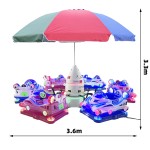 Musical Carousel Supplier - Outdoor Amusement Park 6 Seat Kids Ride