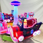 Carousel Supplier - 4 Horse Commercial Kids Ride Electric Music