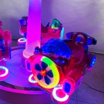 Carousel Manufacturer - 3 Seat Revolving Music Playground Equipment