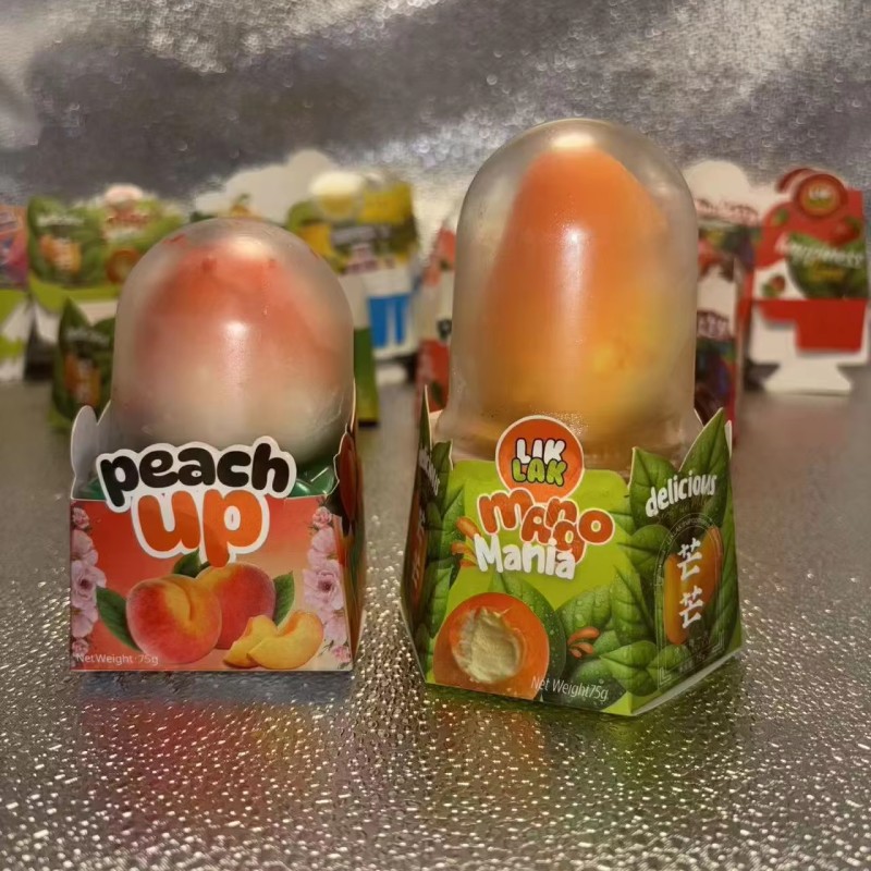 Halal Certified Mango Flavor Ice Cream Popular Fruit-Flavored in Box Packaging