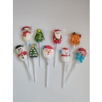 Creative Christmas Tree-Shaped Hard Candy 12g Snowman Elk Design Made with Sugar Packaged in a Bag Elegant Filling Decoration