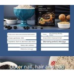 Black Sesame, Walnut, Mulberry Powder, Sesame Seed  No Cane Sugar AddedS Esame Paste 500g