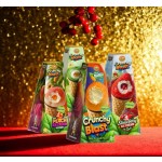 LIKLAK New Strawberry Fruit Ice Cream Mango Fruit Ice Cream Apple Honeydew Melon Fruit Ice Cream in Crispy Waffle Cone