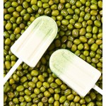 Jasmine and Mung Bean Snow Cone Popsicle, Milk Candy bar Shaped, Rich Milk Flavor