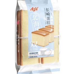 AJI Sponge Cake Aji Cake Flavored With Milk and Yogurt Weight 260 Grams AJI Castella Cake