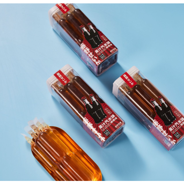 Cola Flavored Fruit Juice Chicory Popsicle Water Packaged in Boxes