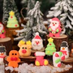 Christmas Cotton Candy Fruity Santa Claus Gummies Cute Internet Celebrity Gift Internet Celebrity for Christmas Eve Decorations