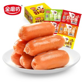 Golden Mill Thumb Sausage Meat Jujube Grilled Sausage Ready-to-eat Sausage Meat  Internet Celebritysnack