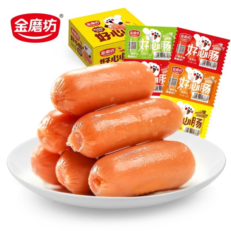 Golden Mill Thumb Sausage Meat Jujube Grilled Sausage Ready-to-eat Sausage Meat  Internet Celebritysnack