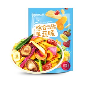 Wholesale Flavor Ziyuan Mixed Fruits and Vegetables Crispy Mixed Fruits and Vegetables Dried Vegetables and Fruits Instant Dehyd