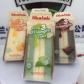 Fresh Style Triangle Barley & Wheat Cheese Cake Packaged in Bag