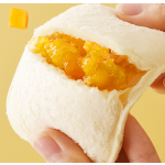 Low Fat Pineapple Fruit Pieces Fruit Flavored Pocket Bread Sandwich Toast Bread Pastry Cake Snacks Wholesale Full Box