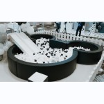 Trampoline Supplier - Popular Round Trampoline with Nets Indoor