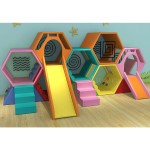 Soft Play Equipment Manufacturer - Hot Sale Honeycomb with Slide