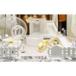 Bounce House Factory - Nude Tan Playground Set Slide Soft Play