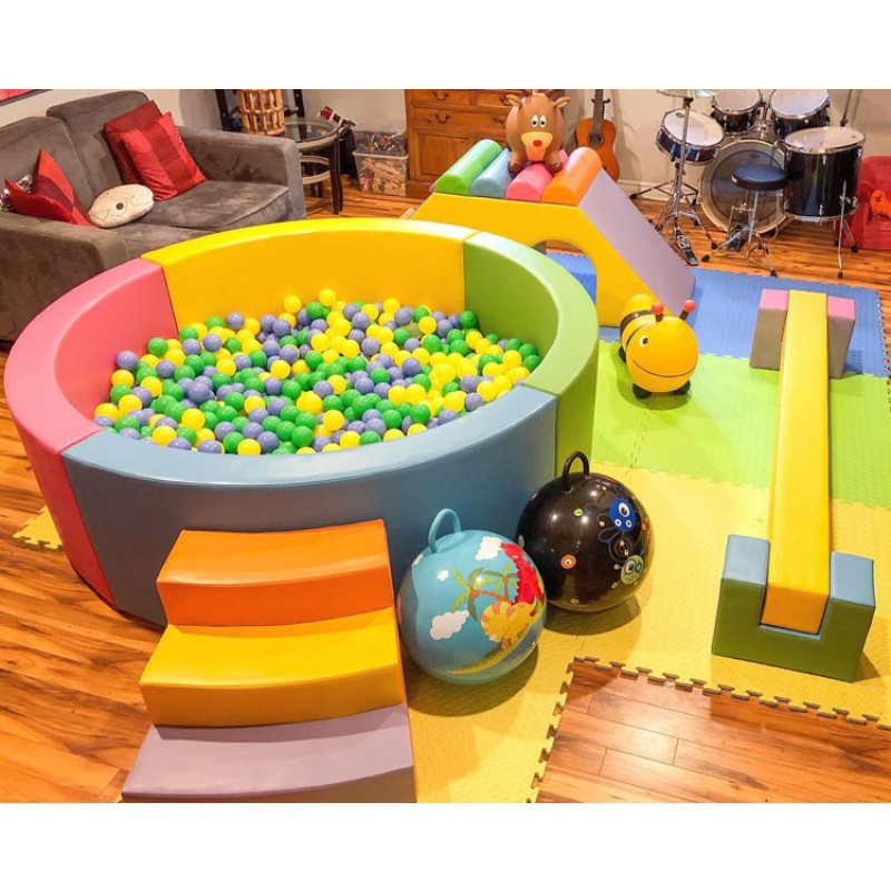 Ball Pit Pool Supplier - Commercial Amusement Park Orange Ball Pit