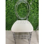 Ghost Chair Factory - Transparent Round Back Crystal Clear Chair