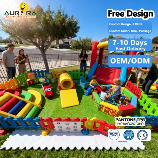 Soft Play Equipment Manufacturer - Colorful Set Play Mat Furniture