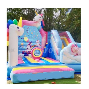 Jumping Castle Manufacturer - Outdoor Inflatable Castle Combo Slide