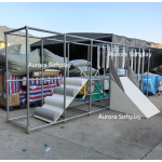 Soft Play Equipment Supplier - Outdoor Pastel Pink Indoor Playground