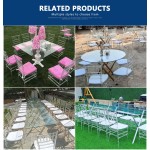 Chiavari Chair Manufacturer - Crystal Clear Plastic Resin Acrylic