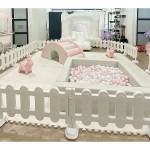 Bounce House Factory - Nude Tan Playground Set Slide Soft Play