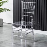 Chiavari Chair Manufacturer - Crystal Clear Plastic Resin Acrylic