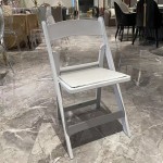 Outdoor Chair Supplier - Garden Folding Resin Chair White