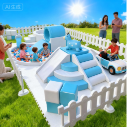 Soft Play Supplier - Pastel Indoor Playground Sensory Toys Ball Pool