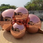 Inflatable Globe Supplier - Gold Large Mirror Sphere Air Sealed
