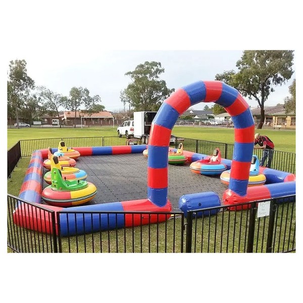 Race Track Factory - Outdoor Bumper Car Speedway Inflatable Go Kart