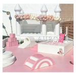 Indoor Playground Factory - Commercial White Climber Bounce House Set