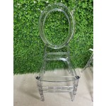 Ghost Chair Factory - Transparent Round Back Crystal Clear Chair