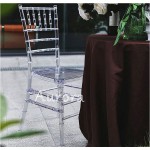 Party Chair Factory - Rental Plastic Crystal Clear Wedding Chair