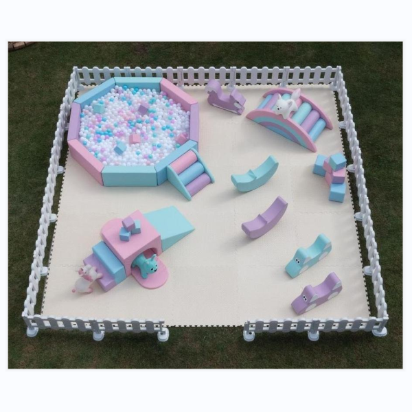 Soft Play Blocks Manufacturer - Commercial Purple Mint Color Toys