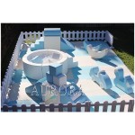 Indoor Playground Factory - Commercial White Climber Bounce House Set