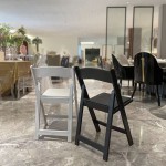 Outdoor Chair Supplier - Garden Folding Resin Chair White