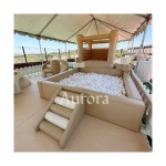 Bounce House Factory - Nude Tan Playground Set Slide Soft Play