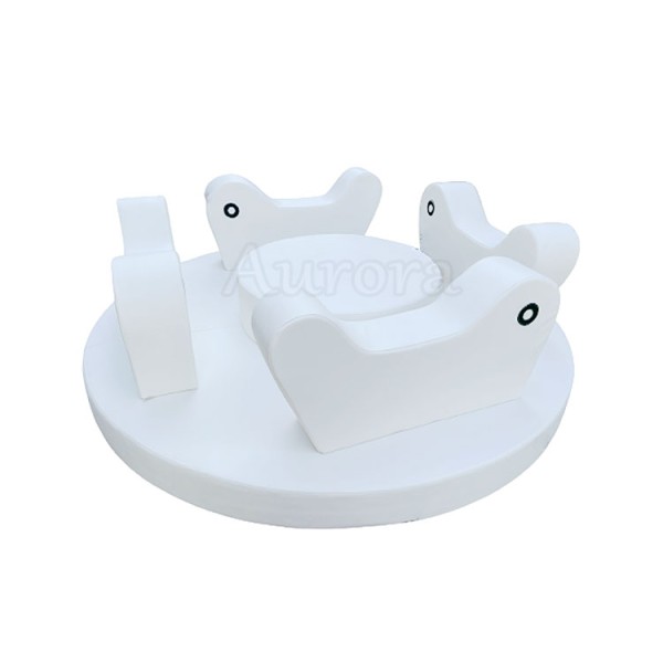 Ball Cleaning Machine Supplier - Kids White Soft Play Equipment Set