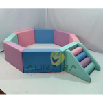 Soft Play Blocks Manufacturer - Commercial Purple Mint Color Toys