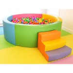 Ball Pit Pool Supplier - Commercial Amusement Park Orange Ball Pit