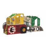 Natural Playground Manufacturer - Wooden Climber Elements Eco Conscious