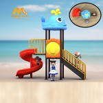 Playground Equipment Factory - Small Outdoor Plastic Slide Kindergarten