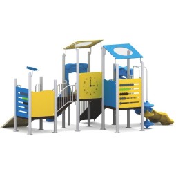 Playset Manufacturer - Themed Jungle Adventure PE Board Climber