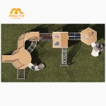 Playground Equipment Factory - Nature Themed Combination Slide Outdoor