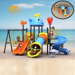 Amusement Park Manufacturer - Pirate Ship Theme Large Outdoor Slide