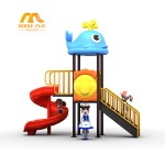 Playground Equipment Factory - Small Outdoor Plastic Slide Kindergarten