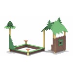 Playground Ideas Supplier - Backyard Cedar Playsets Eco Friendly