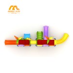 Outdoor Playground Supplier - Fun Fairy Tale PE Board Ramp Swing