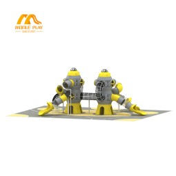 Outdoor Play Set Factory - Innovative Yellow Slide Climbing Beach Umbrella